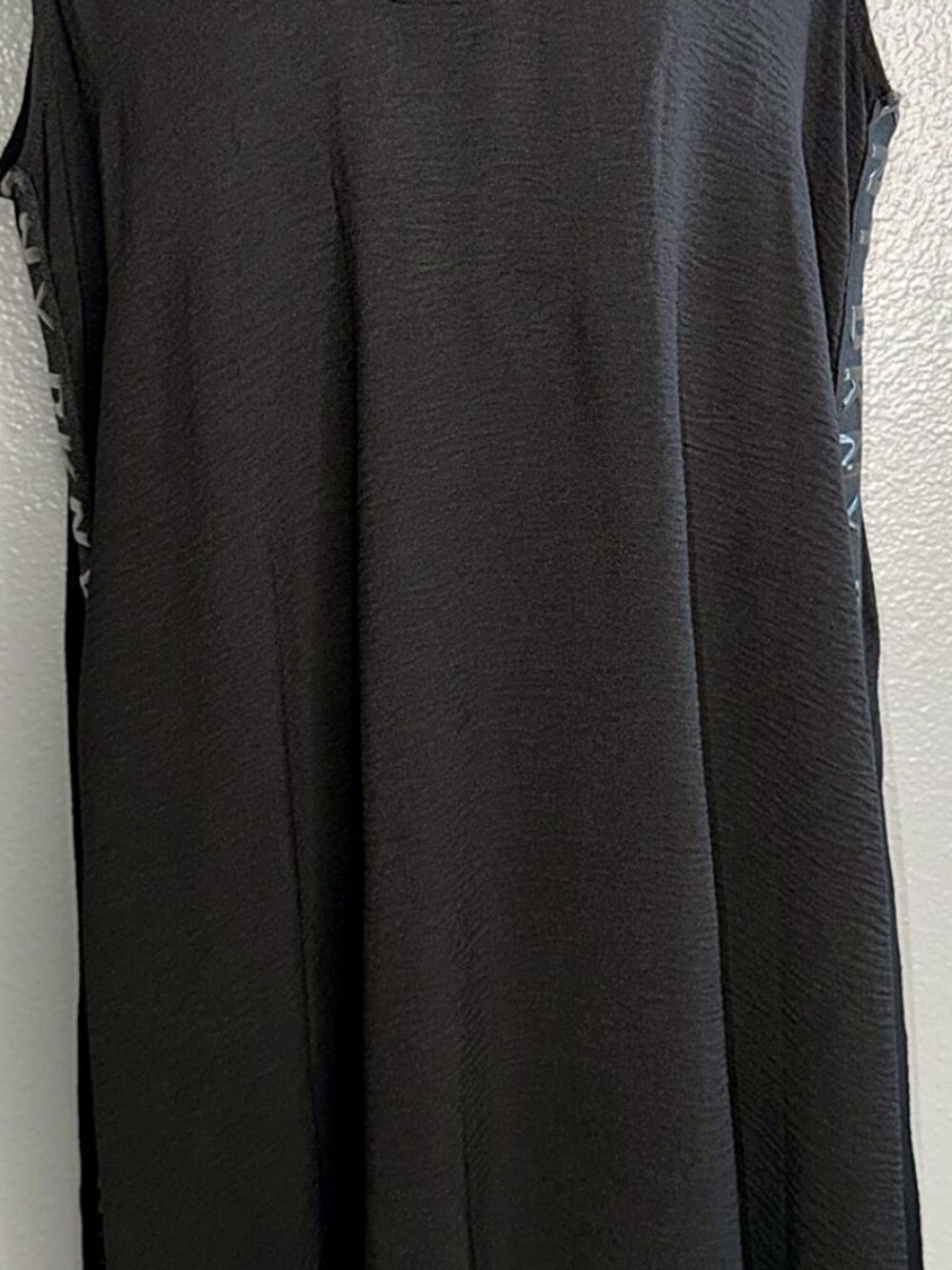 DKNY Logo Tape Dress Black Size L